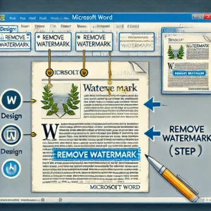 remove watermark in Word